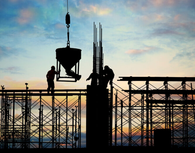 construction silhouette construction silhouette